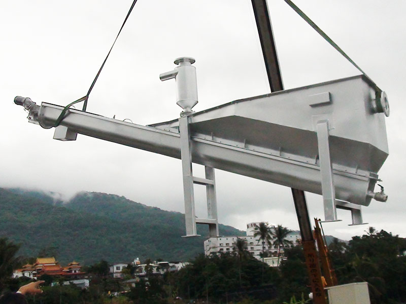 無軸螺旋式洗砂機