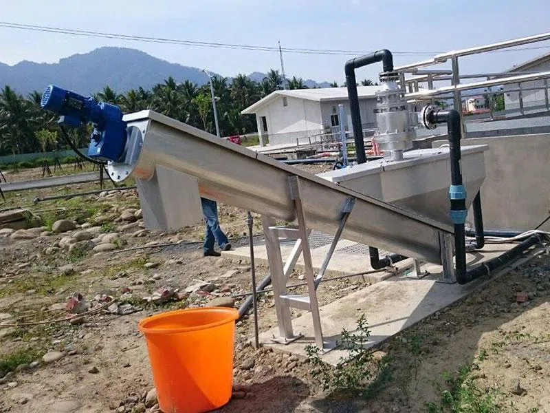 無軸螺旋式洗砂機